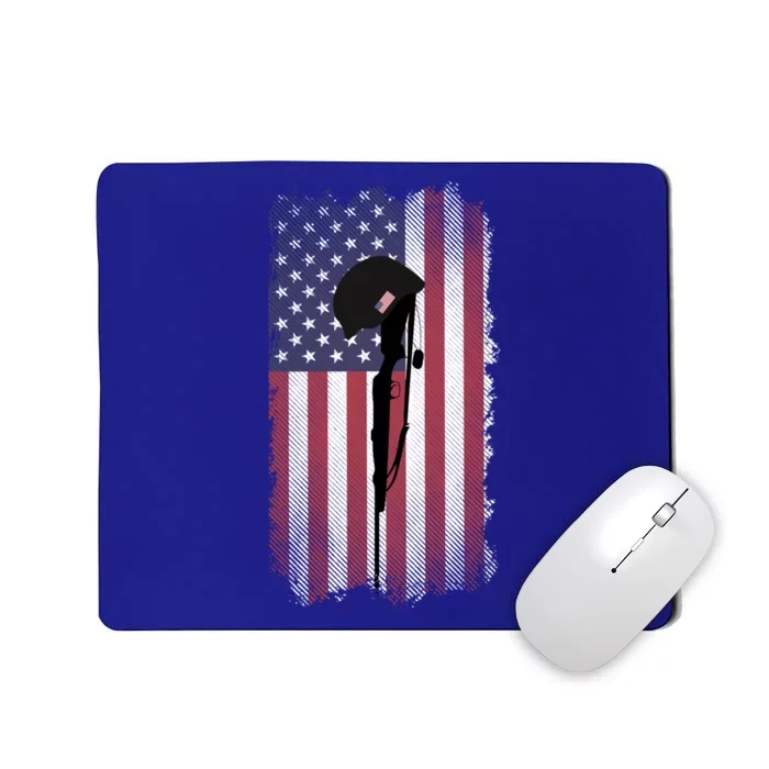 Remember Our Veterans Honor The Fallen Soldier Gift Mousepad