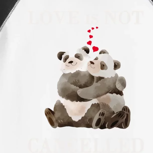 Reconcise Outfit With Cute Panda Couple In Watercolour Style Cute Gift Toddler Fine Jersey T-Shirt