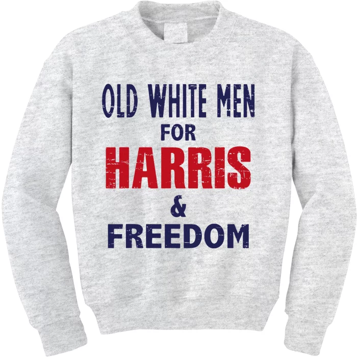 Retro Old White For Harris And Freedom Design Kids Sweatshirt