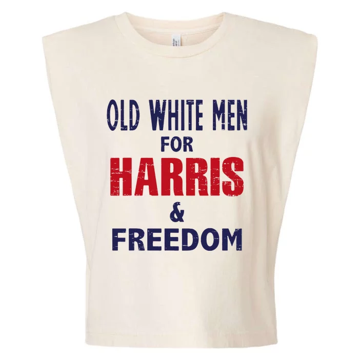 Retro Old White For Harris And Freedom Design Garment-Dyed Women's Muscle Tee