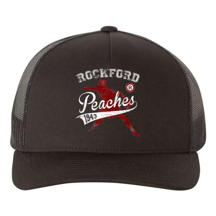 Rockford Peaches 1943 Yupoong Adult 5-Panel Trucker Hat