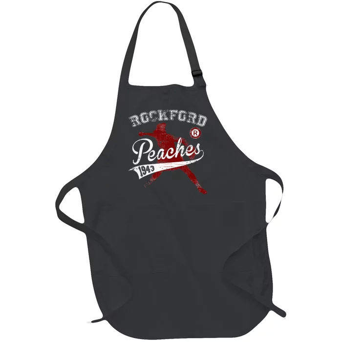 Rockford Peaches 1943 Full-Length Apron With Pocket