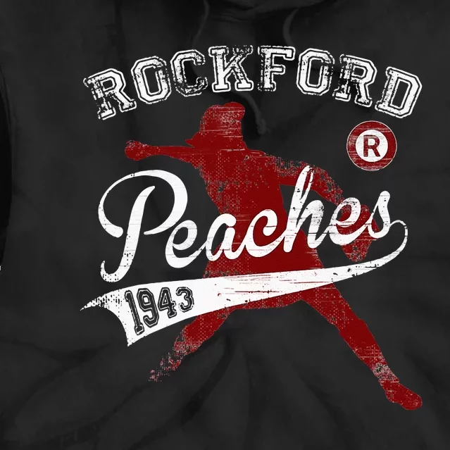 Rockford Peaches 1943 Tie Dye Hoodie