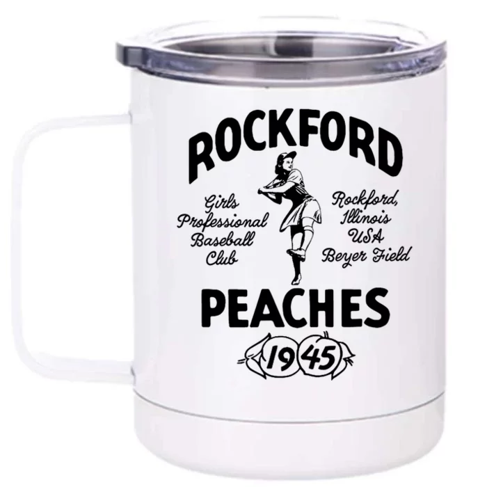 Rockford Peaches 1945 Front & Back 12oz Stainless Steel Tumbler Cup