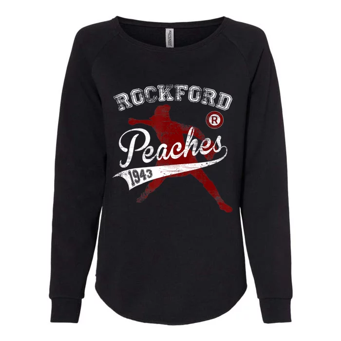 Rockford Peaches 1943 Womens California Wash Sweatshirt