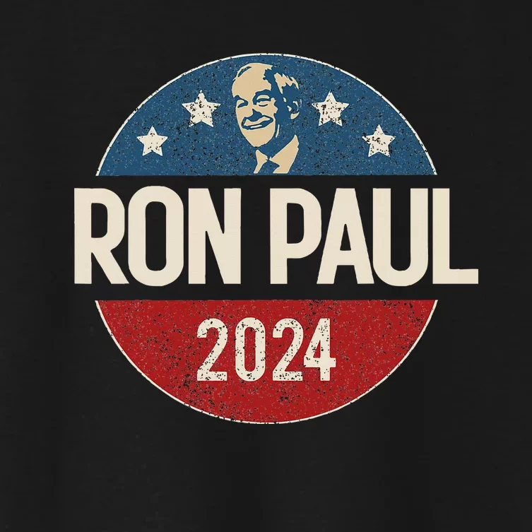 Ron Paul 2024 Libertarian Political Gift Women's Crop Top Tee