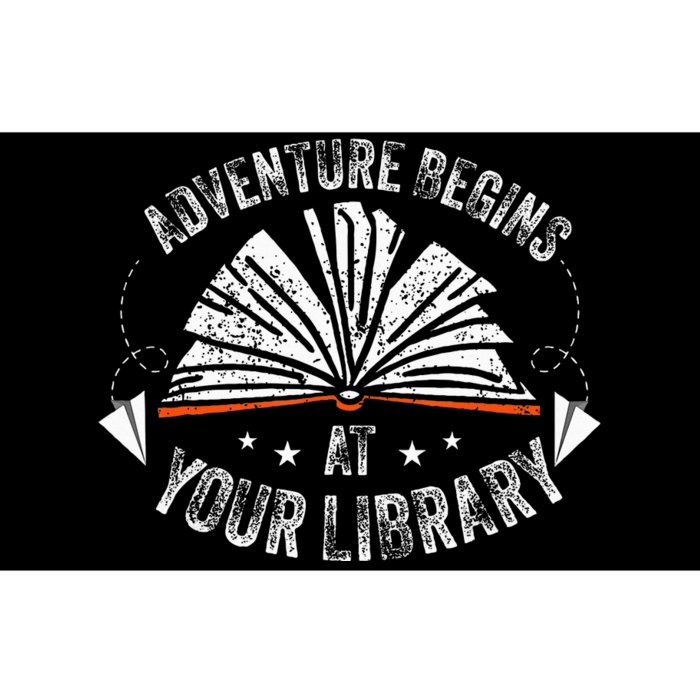 Reading Program 2024 Adventure Begins At Your Library Bumper Sticker