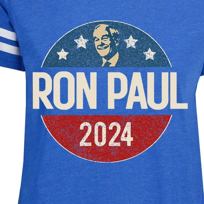 Ron Paul 2024 Libertarian Political Gift Enza Ladies Jersey Football T-Shirt