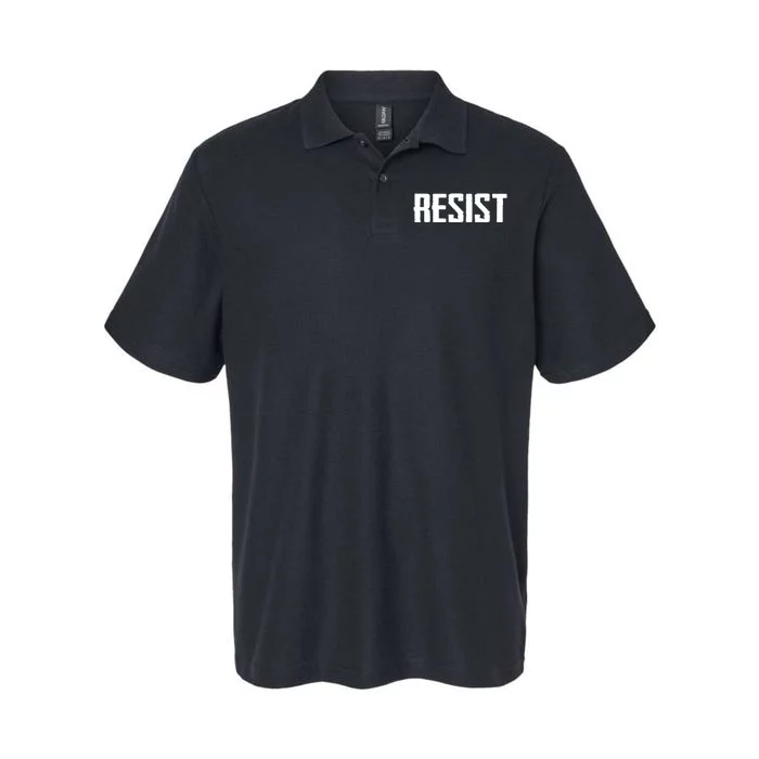 Resist Political Anti Authority Protest Rebel Rally March Softstyle Adult Sport Polo