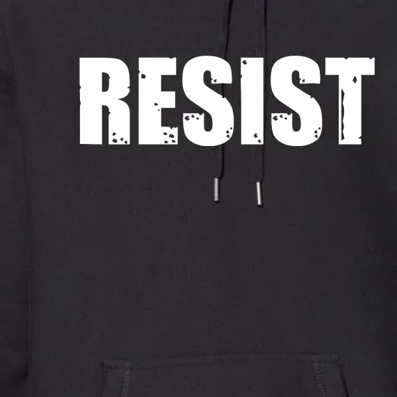 Resist Political Anti Authority Protest Rebel Rally March Premium Hoodie