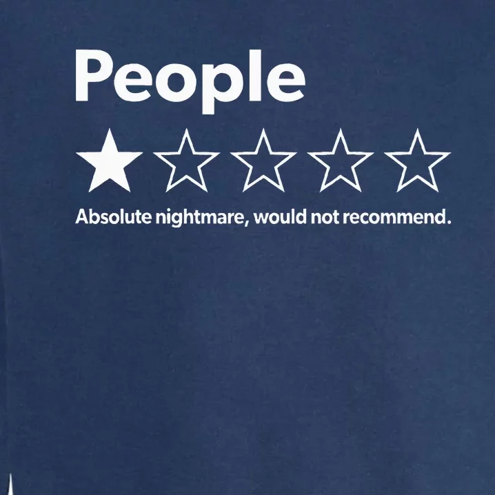 Review People Absolute Nightmare Would Not Recomd Garment-Dyed Sweatshirt