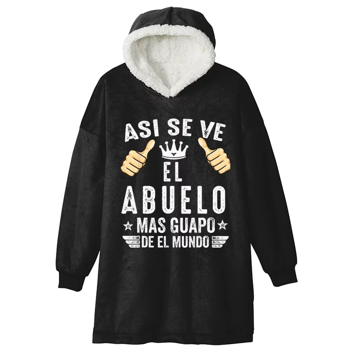 Regalos Para Abuelo Dia Del Padre Camiseta Guapo Abuelo Hooded Wearable Blanket