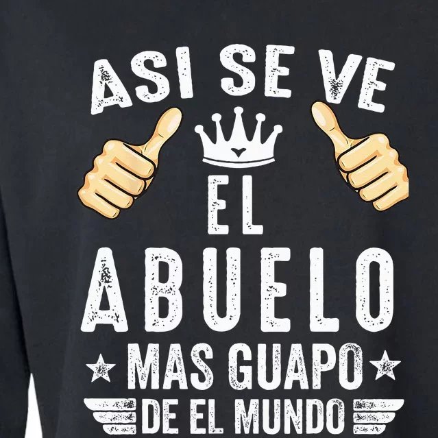 Regalos Para Abuelo Dia Del Padre Camiseta Guapo Abuelo Cropped Pullover Crew