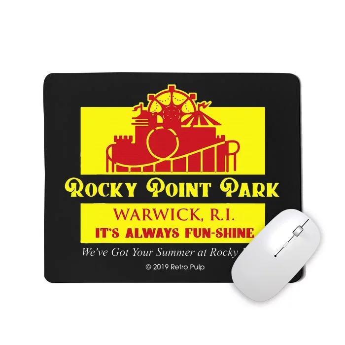 Rocky Point Amusement Park Vintage Warwick Ri Mousepad