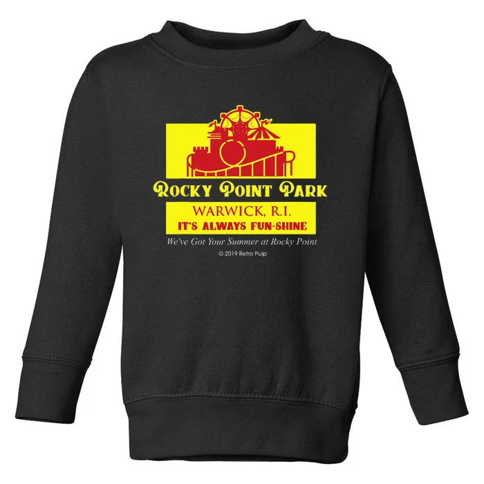 Rocky Point Amusement Park Vintage Warwick Ri Toddler Sweatshirt