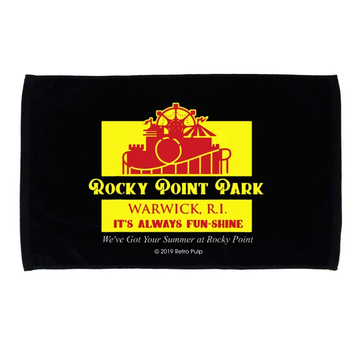 Rocky Point Amusement Park Vintage Warwick Ri Microfiber Hand Towel