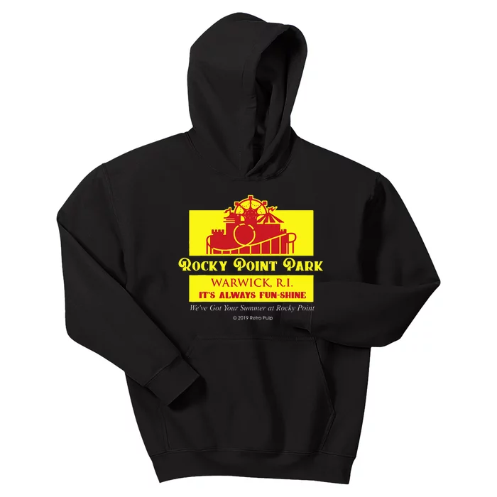 Rocky Point Amusement Park Vintage Warwick Ri Kids Hoodie