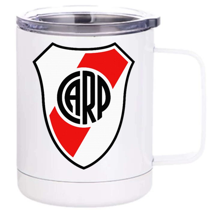 River Plate Argentina Coat Of Arms Front & Back 12oz Stainless Steel Tumbler Cup