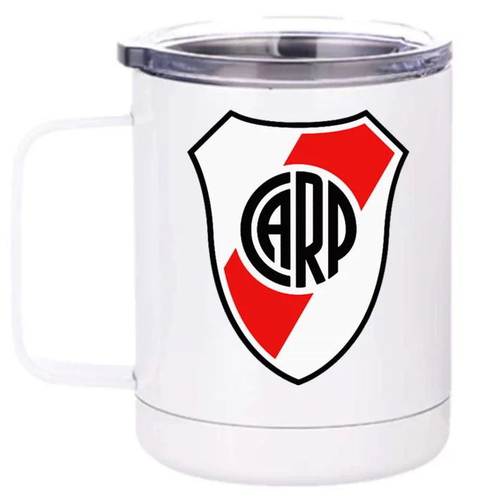 River Plate Argentina Coat Of Arms Front & Back 12oz Stainless Steel Tumbler Cup