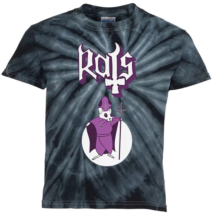 Rat Parent Artwork Dorime Ghost Rat Kids Tie-Dye T-Shirt