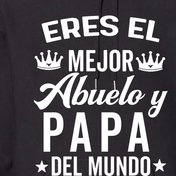 Regalos Para Abuelo Dia Del Padre Camiseta Mejor Abuelo Premium Hoodie