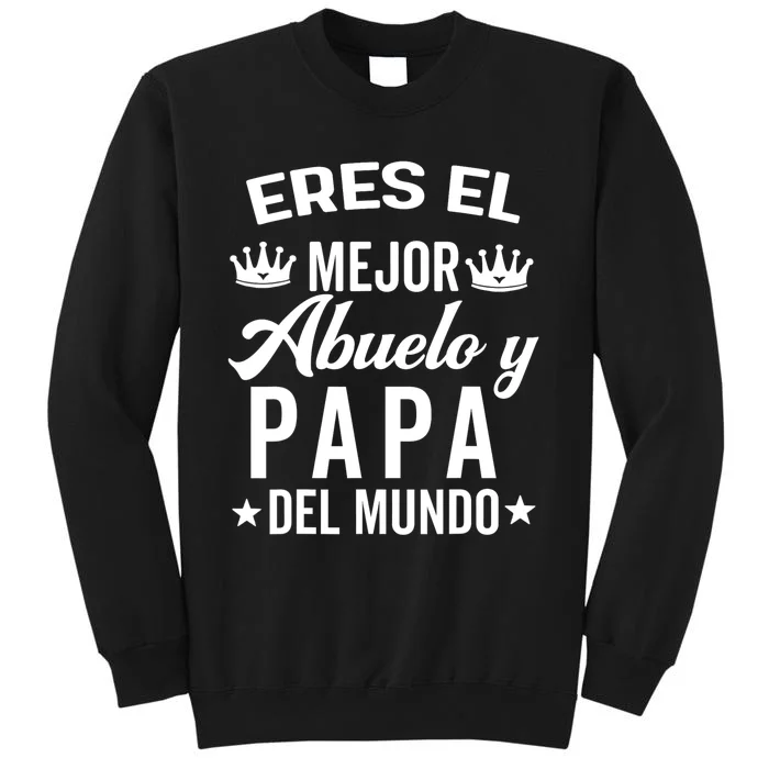 Regalos Para Abuelo Dia Del Padre Camiseta Mejor Abuelo Tall Sweatshirt