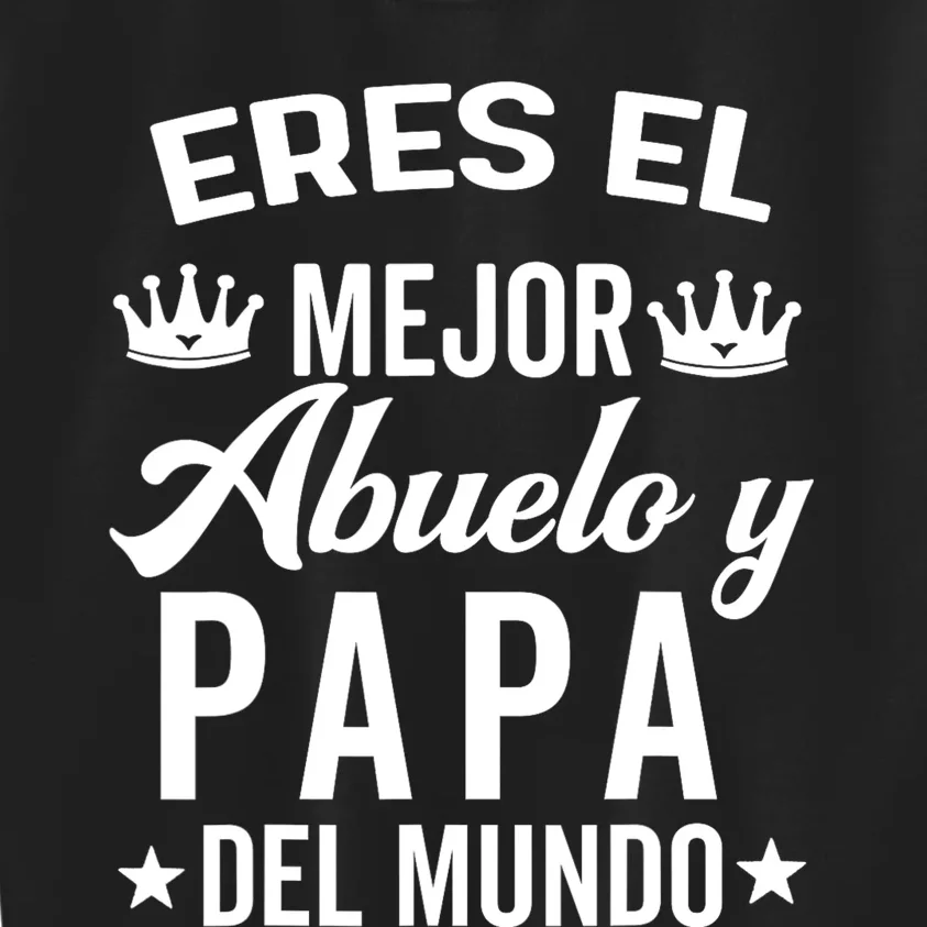 Regalos Para Abuelo Dia Del Padre Camiseta Mejor Abuelo Kids Sweatshirt