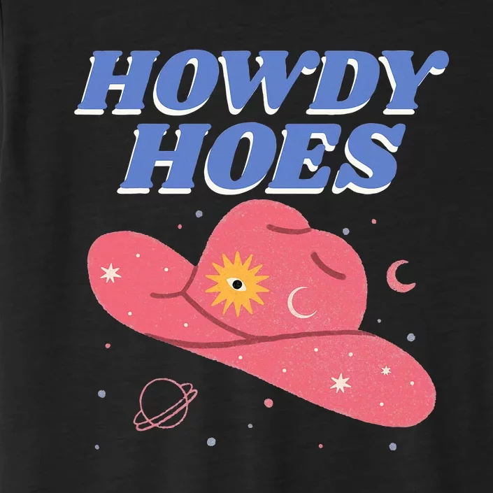 Retro Preppy Aesthetic Cowgirl Rodeo Howdy Hoes Cosmic ChromaSoft Performance T-Shirt