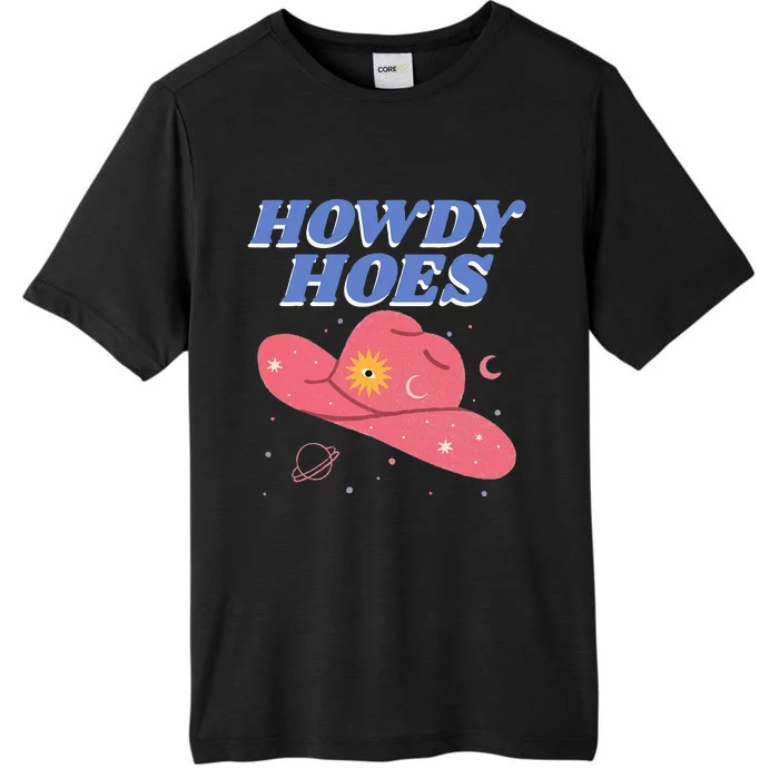 Retro Preppy Aesthetic Cowgirl Rodeo Howdy Hoes Cosmic ChromaSoft Performance T-Shirt