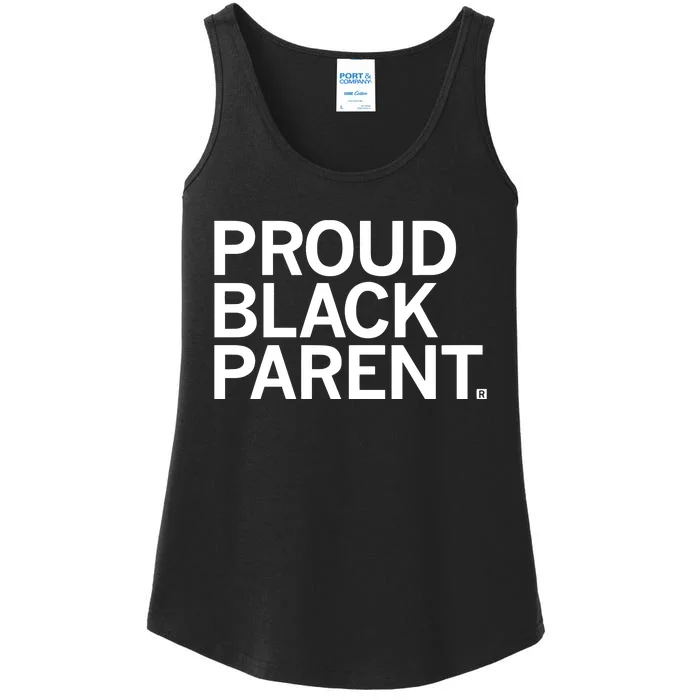 Raygun Proud Black Parent Ladies Essential Tank