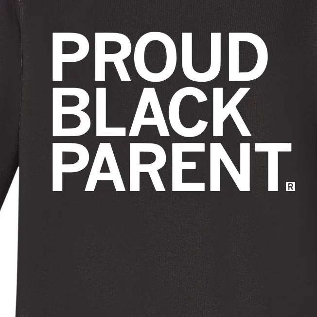 Raygun Proud Black Parent Baby Long Sleeve Bodysuit