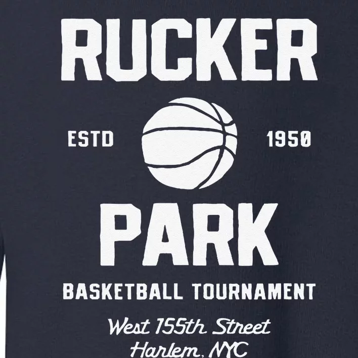 Rucker Park Basketball Tournament Harlem Nyc Streetball Toddler Sweatshirt