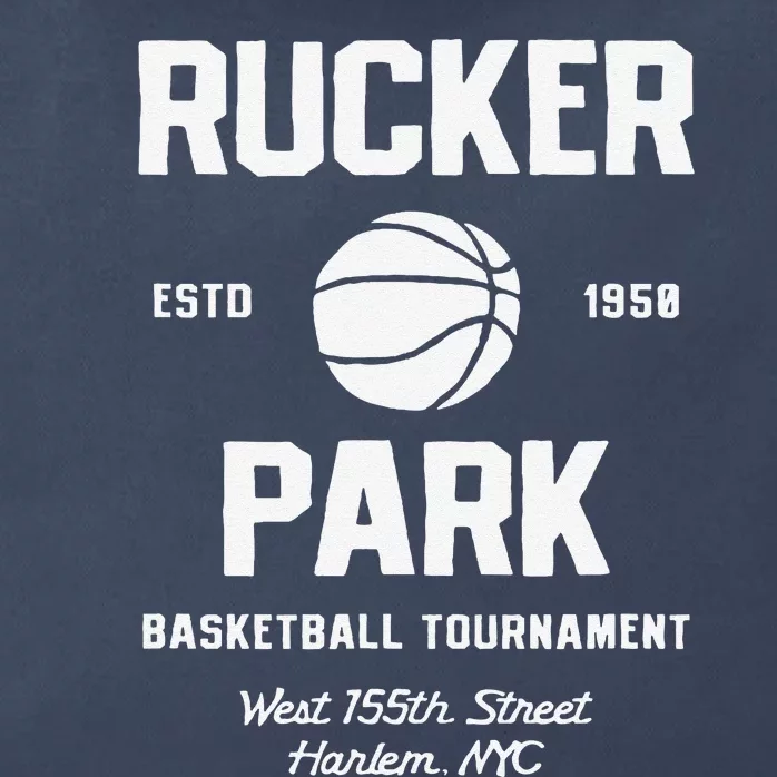 Rucker Park Basketball Tournament Harlem Nyc Streetball Zip Tote Bag