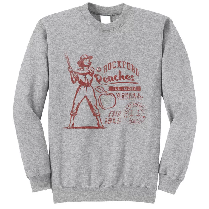 Rockford Peaches Baseball Team 1943 Tall Sweatshirt