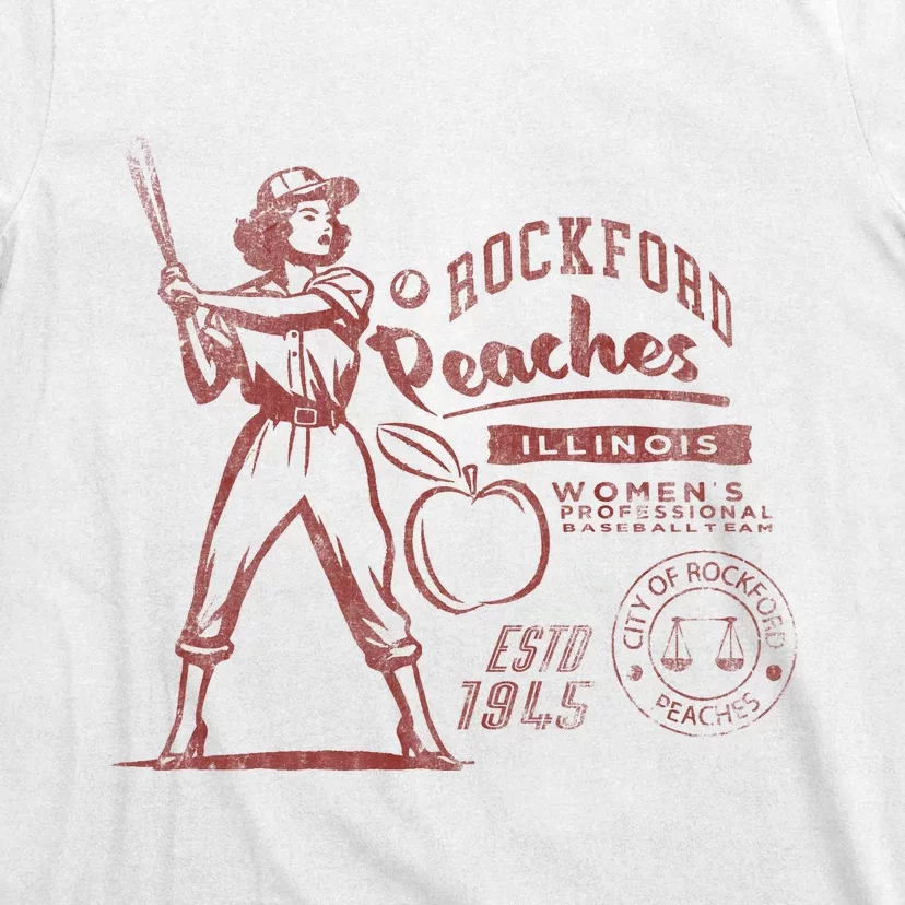 Rockford Peaches Baseball Team 1943 T-Shirt