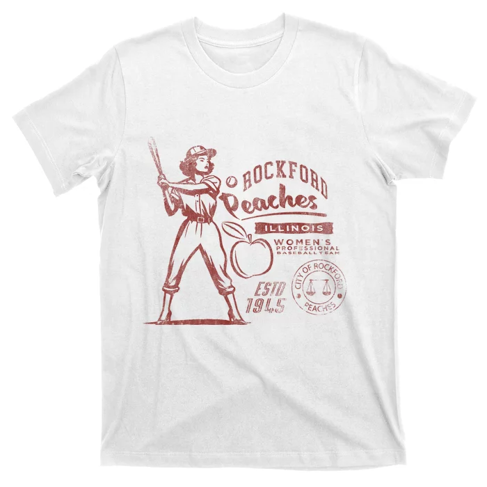 Rockford Peaches Baseball Team 1943 T-Shirt