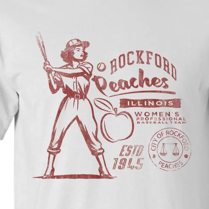 Rockford Peaches Baseball Team 1943 Tall T-Shirt