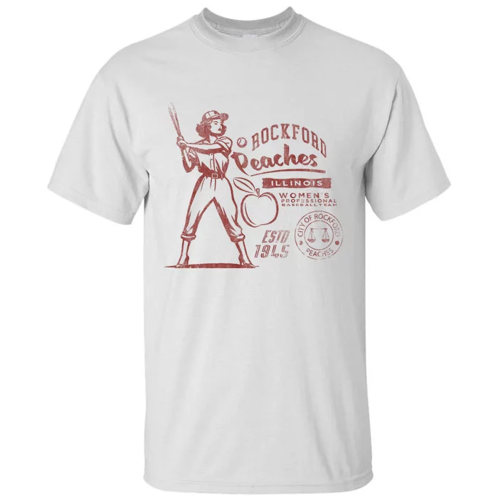 Rockford Peaches Baseball Team 1943 Tall T-Shirt