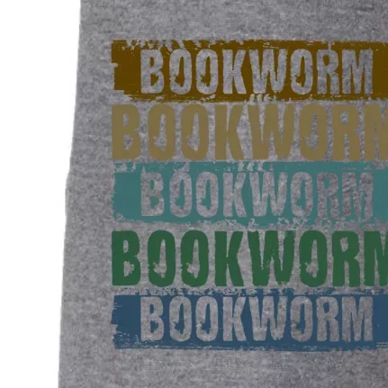 Retro Professional Bookworm Reading Books Cool Gift Doggie 3-End Fleece Hoodie