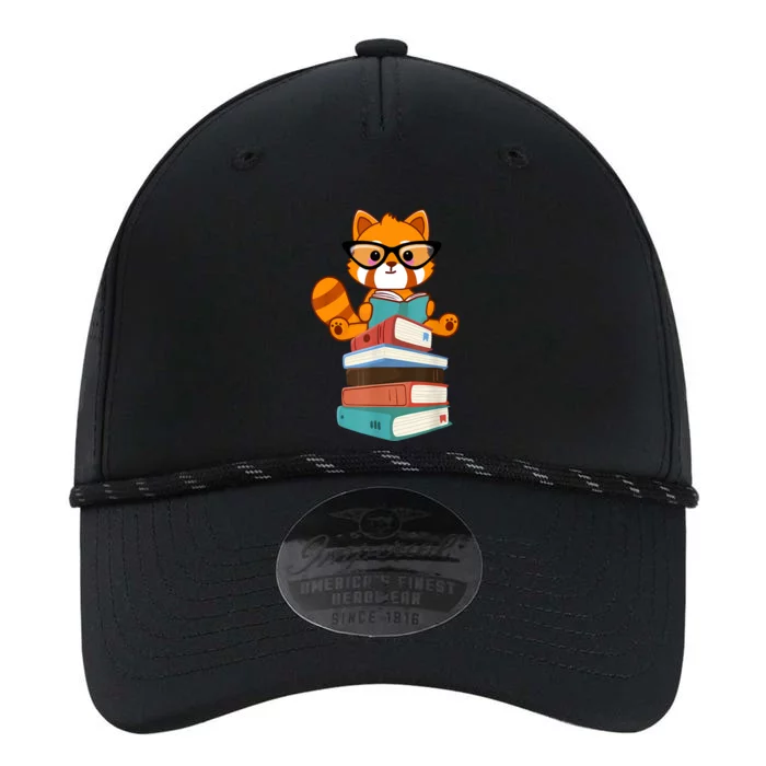 Red Pandas Book Lover Bookworm Cute Red Panda Reader Performance The Dyno Cap