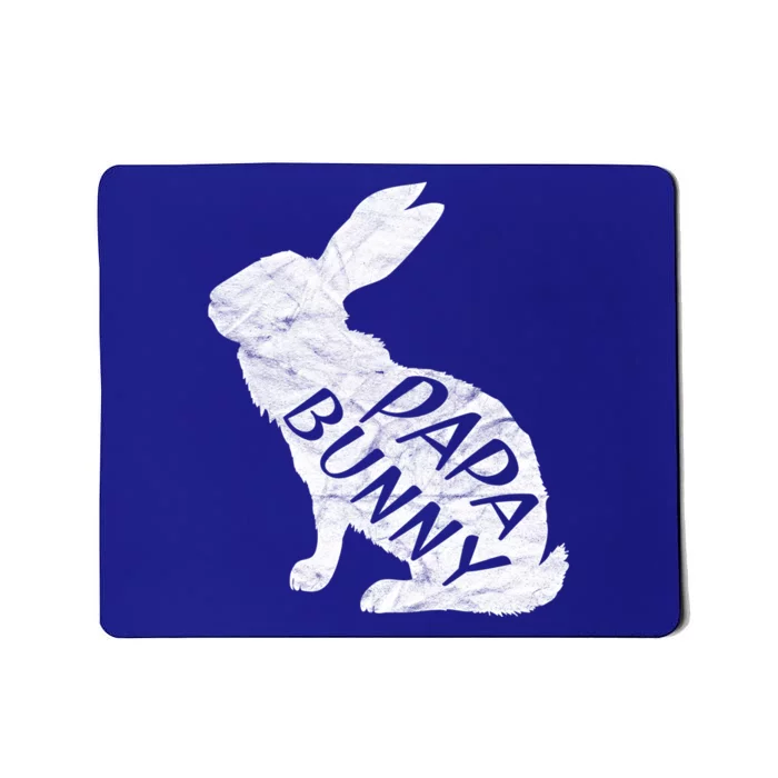 Retro Papa Bunny Gift Father Rabbit Matching Family Easter Gift Mousepad