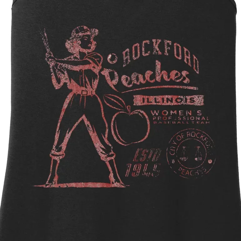 Rockford Peaches Baseball Team 1945 Ladies Essential Tank