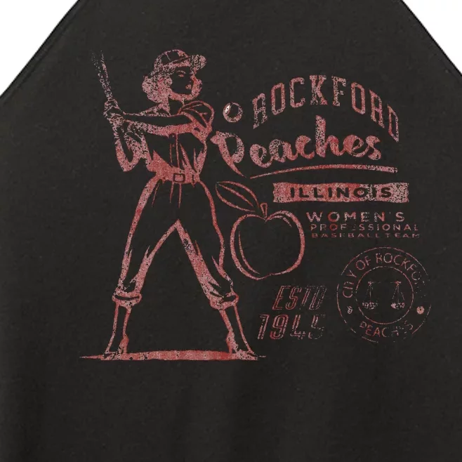 Rockford Peaches Baseball Team 1945 Women’s Perfect Tri Rocker Tank