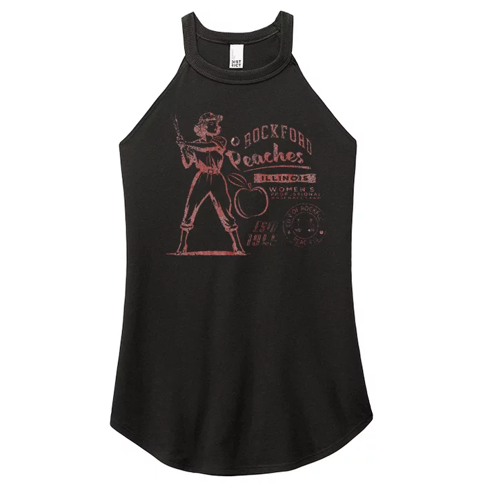 Rockford Peaches Baseball Team 1945 Women’s Perfect Tri Rocker Tank