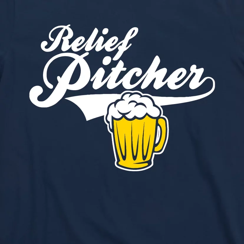 Relief Pitcher Beer And Baseball T-Shirt