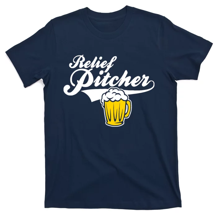 Relief Pitcher Beer And Baseball T-Shirt