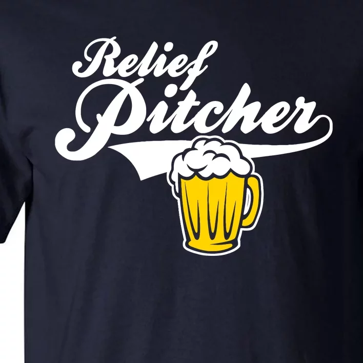 Relief Pitcher Beer And Baseball Tall T-Shirt