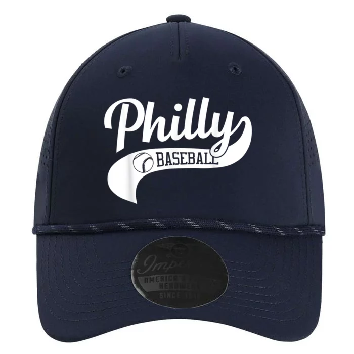 Retro Philadelphia Baseball Vintage Philly Swoosh Performance The Dyno Cap