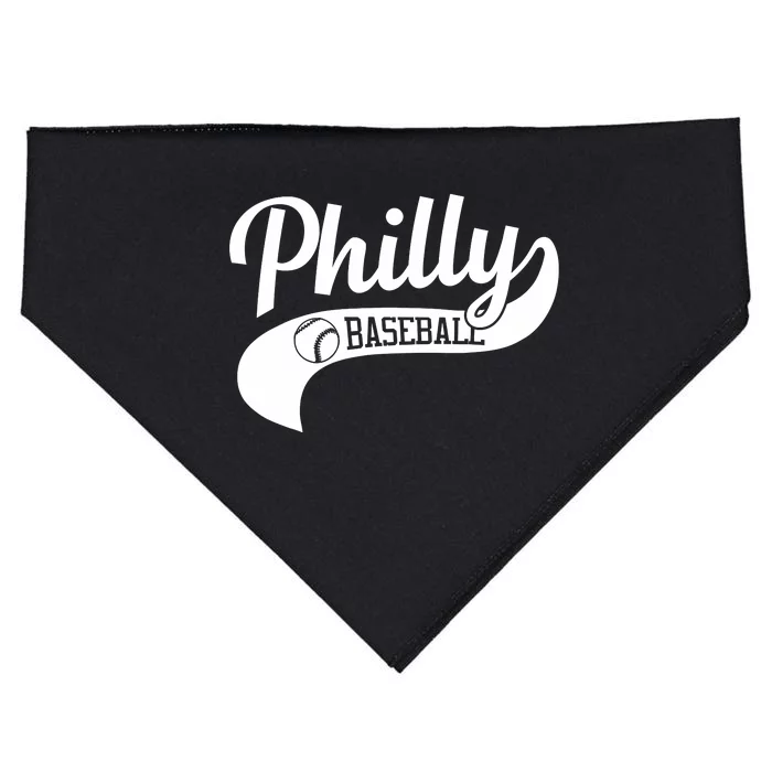 Retro Philadelphia Baseball Vintage Philly Swoosh USA-Made Doggie Bandana