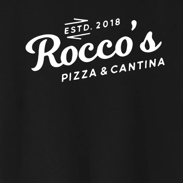 RoccoS Pizza & Catina RoccoS Home Of The Jello Shot Challenge 2024 Women's Crop Top Tee